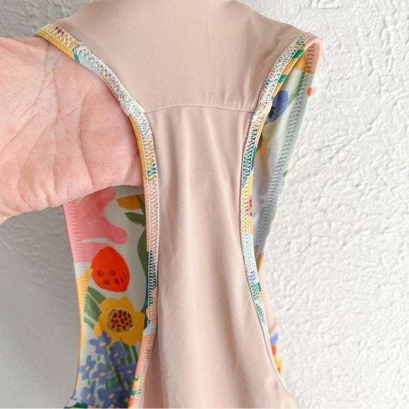 Rifle Paper Co. x Summersalt The Seamless Sidestroke Sicily Floral Sz 14 - Picture 6 of 6